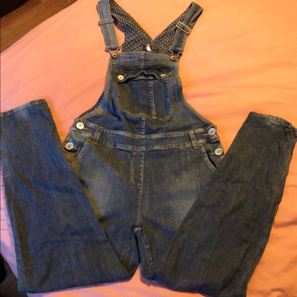 Denim overalls